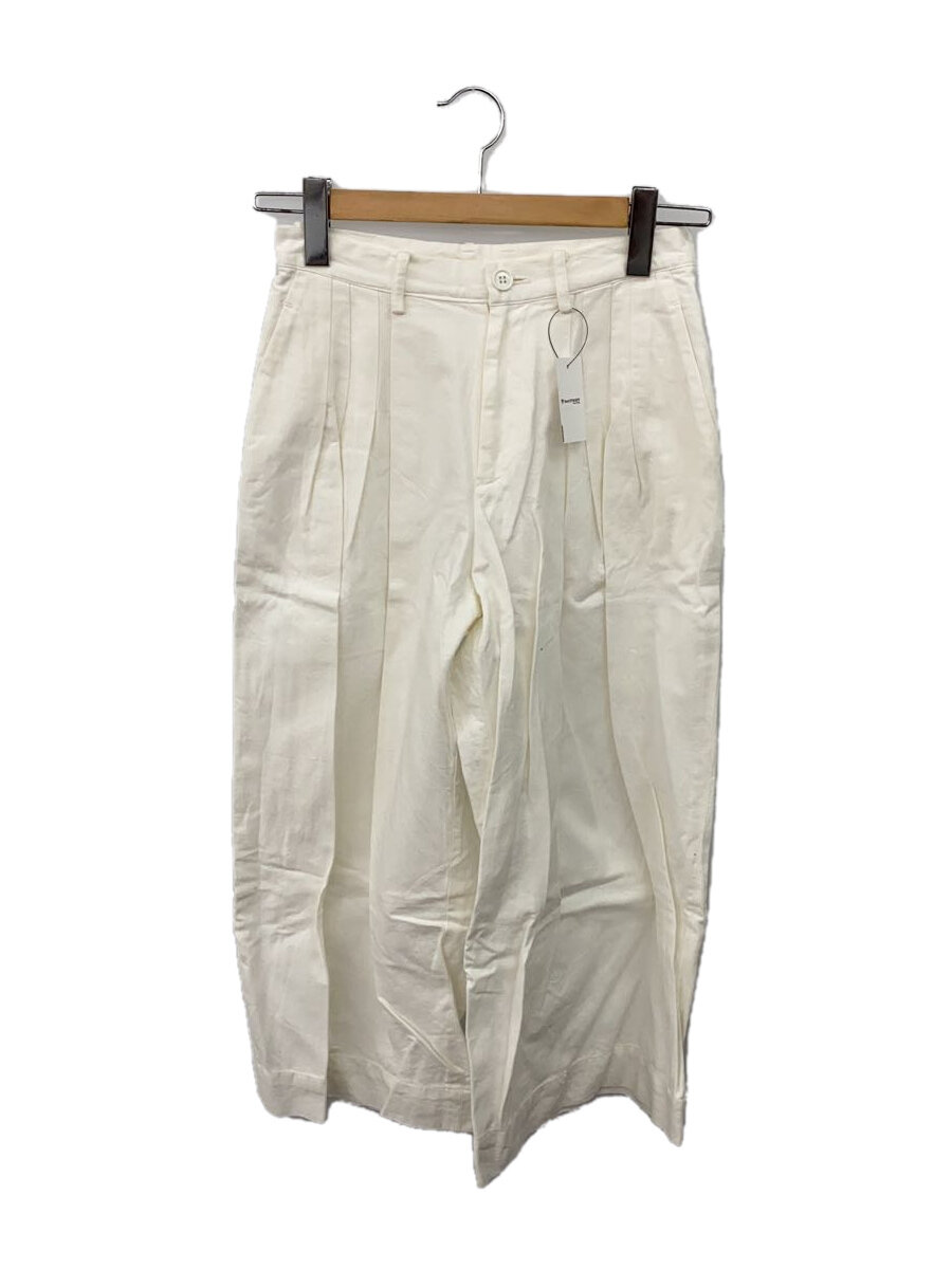 【中古】ゴーシュ◆ボトム/2/コットン/WHT/G041-P030【レディースウェア】