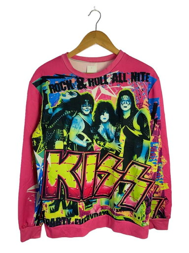 【中古】長袖Tシャツ/--/ポリエステル/PNK/総柄【メンズウェア】 【中古】長袖Tシャツ/--/ポリエステル/PNK/総柄【メンズウェア】