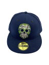 【中古】NEW ERA◆キャップ/7 1/2/ポリエステル/NVY/無地/メンズ【服飾雑貨他】(4)