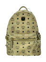 【中古】MCM◆リュック/レザー/BEG/MMK6SVE37【バッグ】