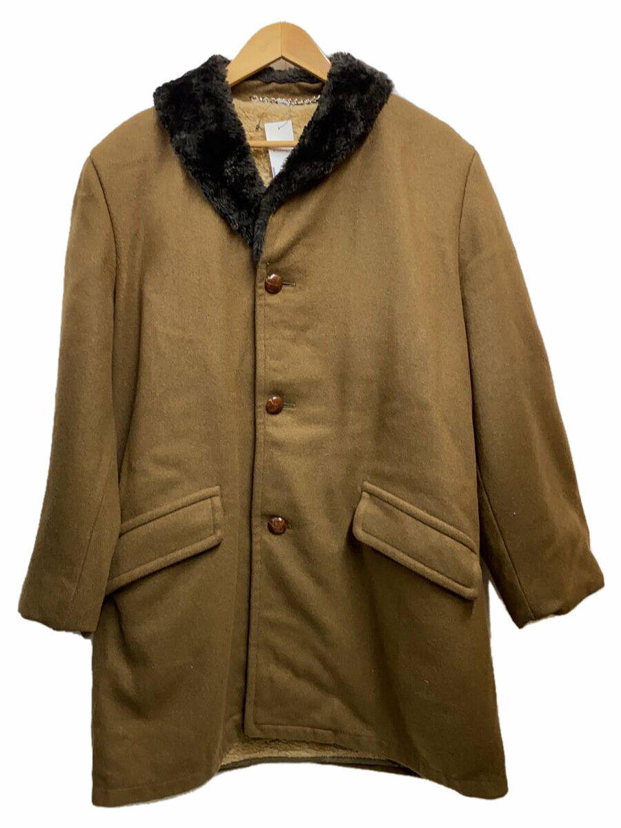【中古】60s/ギャングコート/GREAT WESTERN/コート/42/ウール/BRW【メンズウェア】