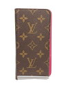 【中古】LOUIS VUITTON◆iphone8+・フォリ