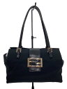 【中古】FENDI◆マンマバケット/ハンドバッグ/--/BLK/無地/10163350001//【バッグ】