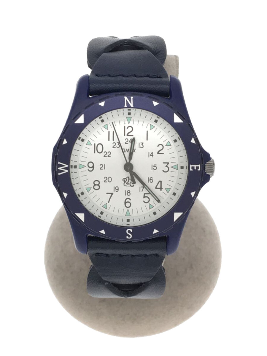 【中古】TIMEX◆クォーツ腕時計/アナ