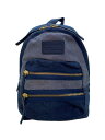 【中古】MARC BY MARC JACOBS◆リュック/コットン/BLU/M0003733【バッグ】