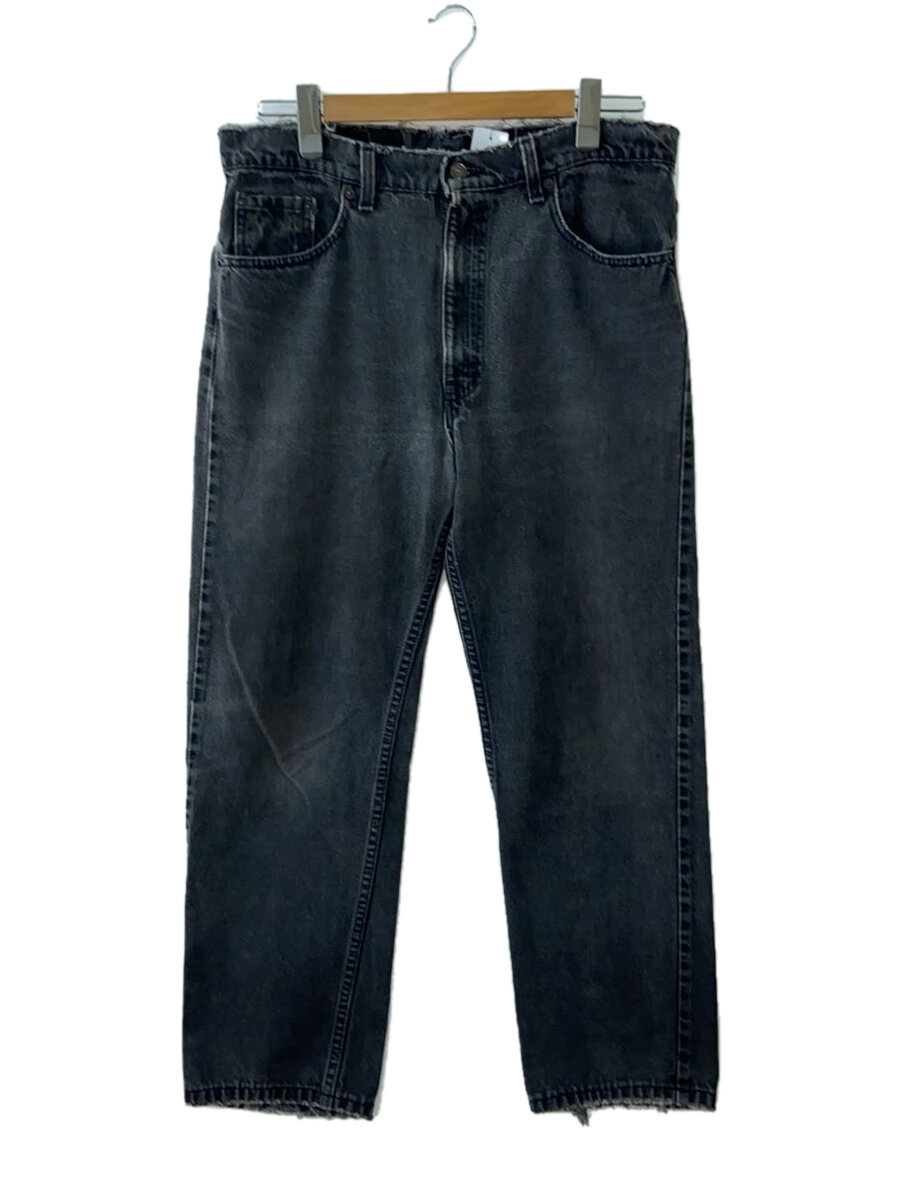 【中古】Levi’s◆ボトム/36/デニム/BLK/90S/USA製/505/ブラック先染め【メンズウェア】