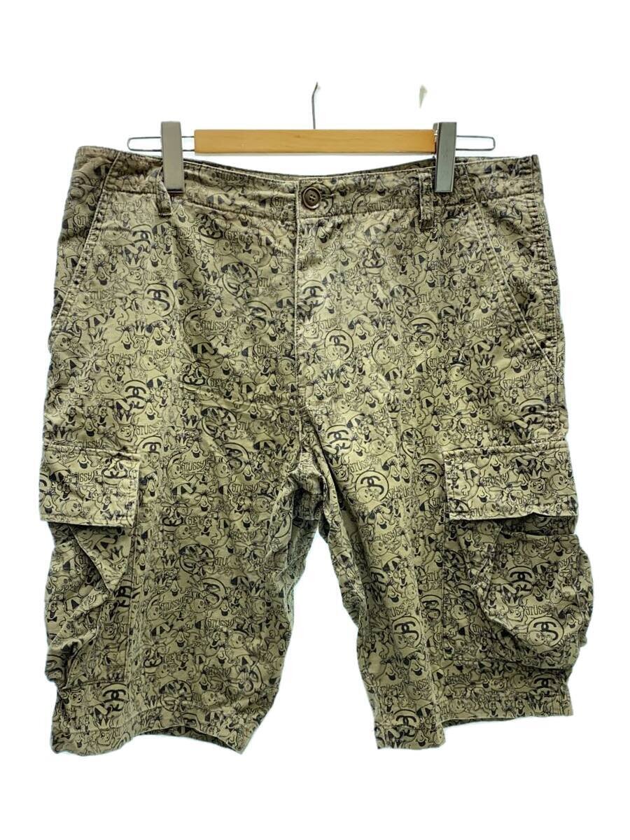 【中古】STUSSY◆ショートパンツ/34/コットン/総柄【メンズウェア】