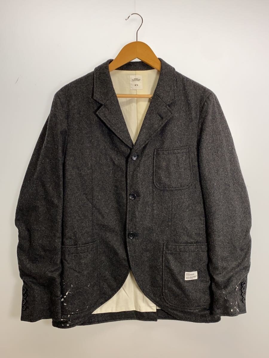 【中古】BEDWIN & THE HEARTBREAKERS◆テーラードジャケット/--/コットン/GRY//【メンズウェア】