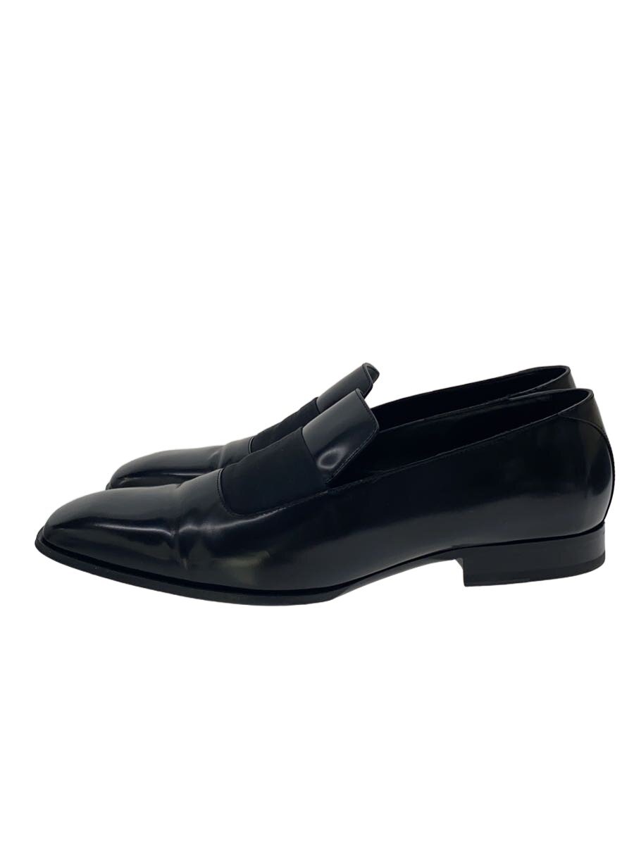 【中古】JIMMY CHOO◆ローファー/42/BLK/レザー【シューズ】