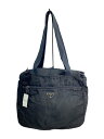 【中古】PRADA◆ブリーフケース/ナイロン/BLK【バッグ】