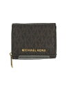 【中古】MICHAEL KORS◆3つ折り財布/レザー/BRW/総柄/レディース/35H9GTVZ5B【服飾雑貨他】