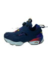 【中古】Reebok◆INSTAPUMP FURY_インスタポンプ フューリー/23cm/NVY【シューズ】