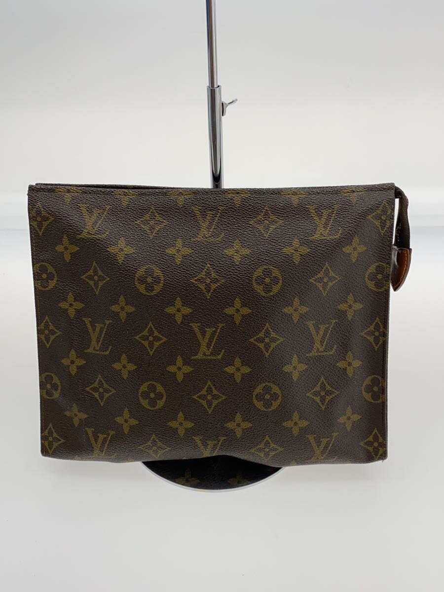 LOUIS VUITTON - 【中古】LOUIS VUITTON◆ポッシュ・トワレット26_モノグラム・キャンバス_BRW/PVC/BRW【バッグ】