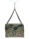 【中古】GUCCI◆トートバッグ/PVC/BEG/総柄/403348【バッグ】