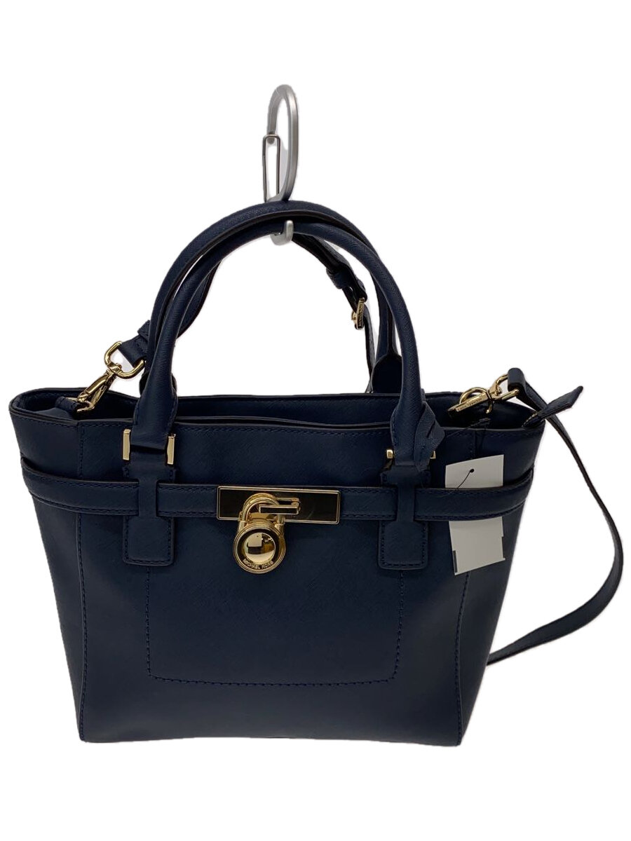 【中古】MICHAEL KORS◆ショルダーバッグ/--/NVY/無地/35F7GHXT2L【バッグ】