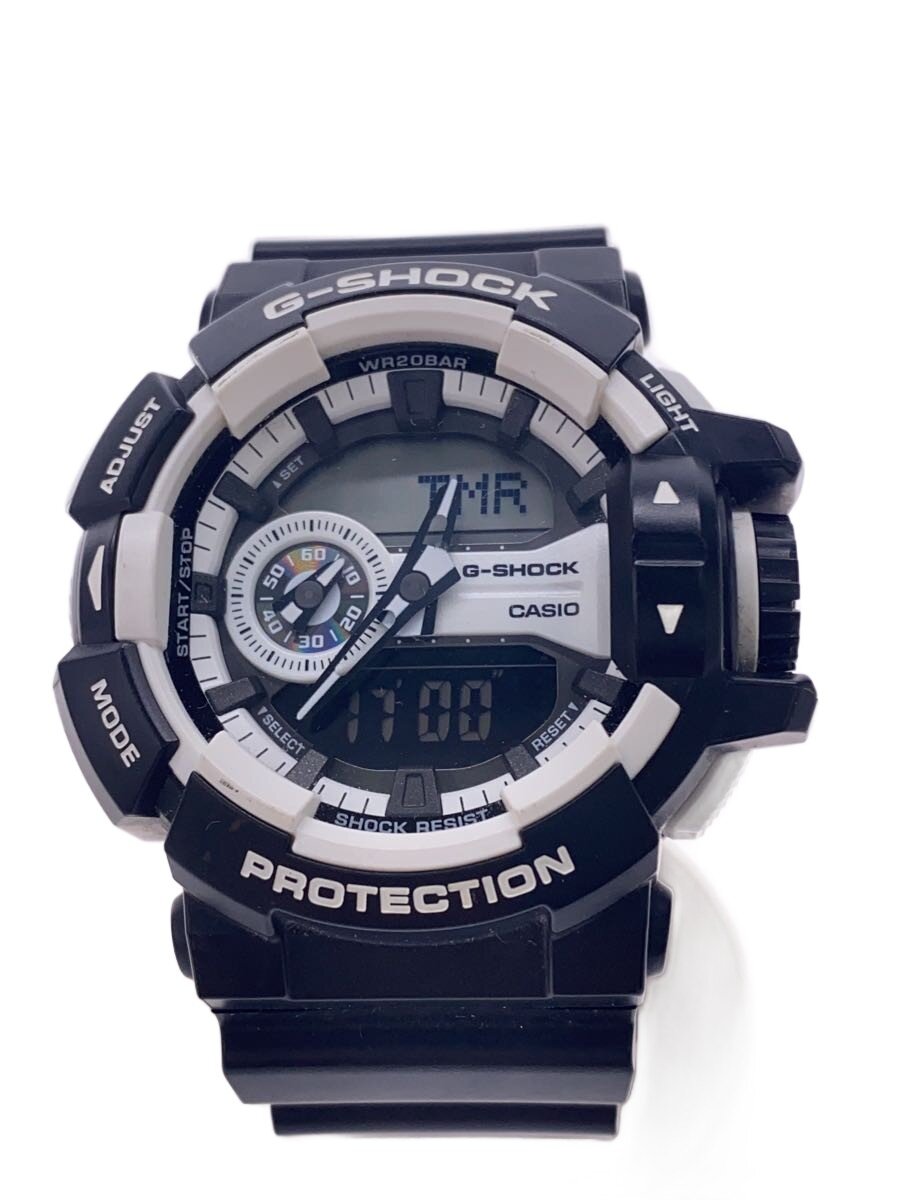 【中古】CASIO◆クォーツ腕時計・G-SHOCK/デジアナ/BLK/BLK【服飾雑貨他】