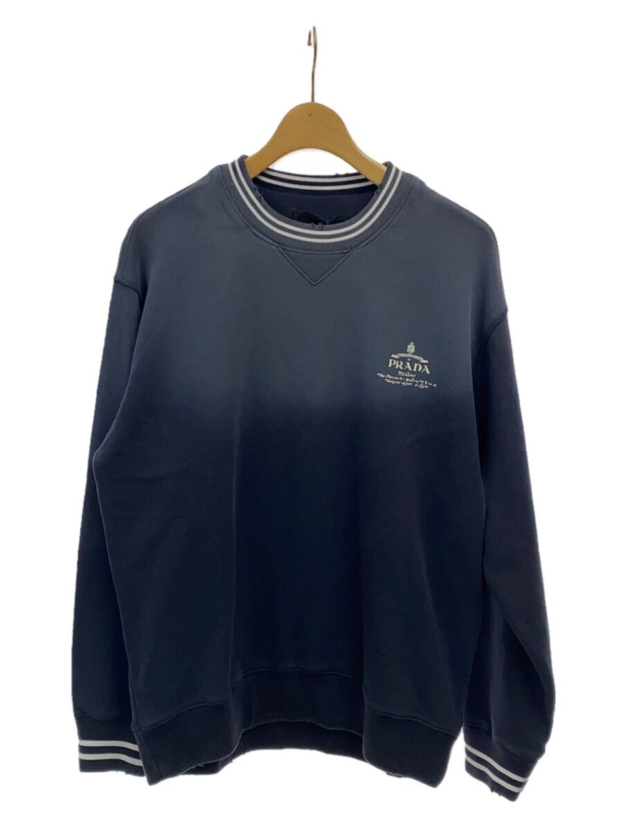 24SS プラダ 軽石色のレザートレーナー おしゃれ! 楽天市場】PRADA(カラーネイビー)(スウェット・トレーナー