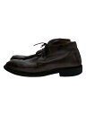 【中古】Paraboot◆チャッカブーツ/UK8/BRW/レザー【シューズ】