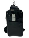 【中古】DOUBLES◆ショルダーバッグ/レザー/BLK//【バッグ】