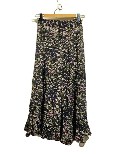 【中古】GANNI◆ロングスカート/32/レーヨン/NVY/花柄/32-05-94-05004【レディースウェア】 【中古】GANNI◆ロングスカート/32/レーヨン/NVY/花柄/32-05-94-05004【レディースウェア】