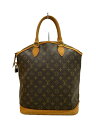 【中古】LOUIS VUITTON◆ロックイット・ヴェルティカル_モノグラム・キャンバス_BRW/PVC/BRW【バッグ】