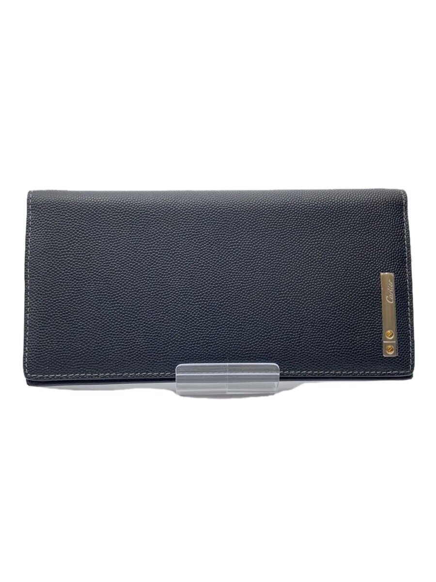 【中古】Cartier◆長財布/--/BLK/メンズ