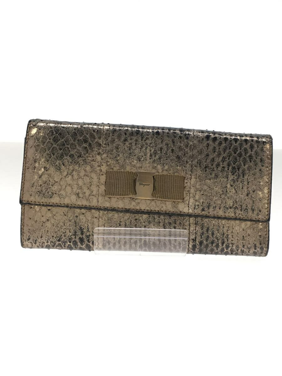 【中古】Salvatore Ferragamo◆長財布/シ