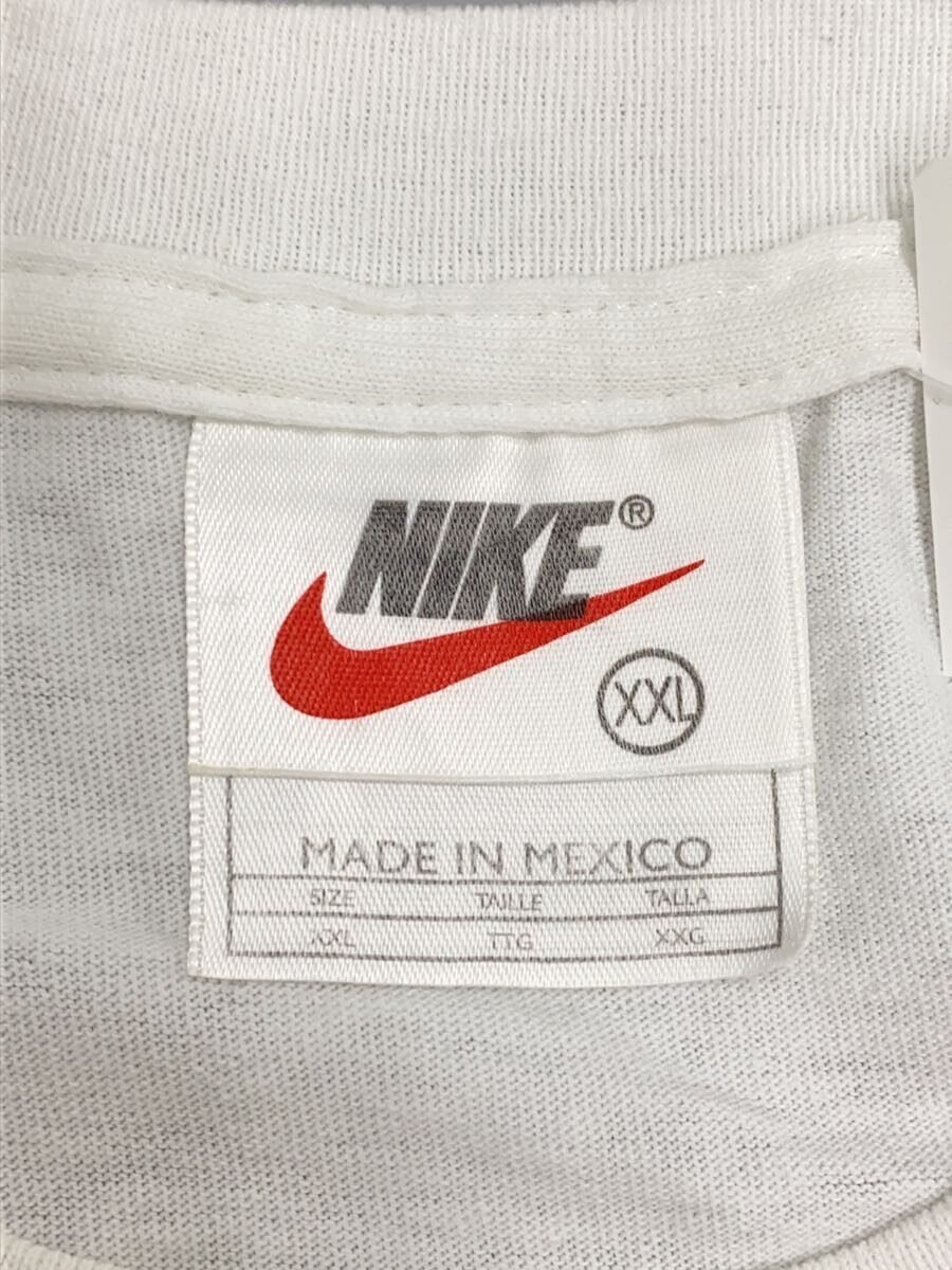 【中古】NIKE◆90s/TIGER WOODS/Tシャツ/XXL/コットン/WHT【メンズウェア】