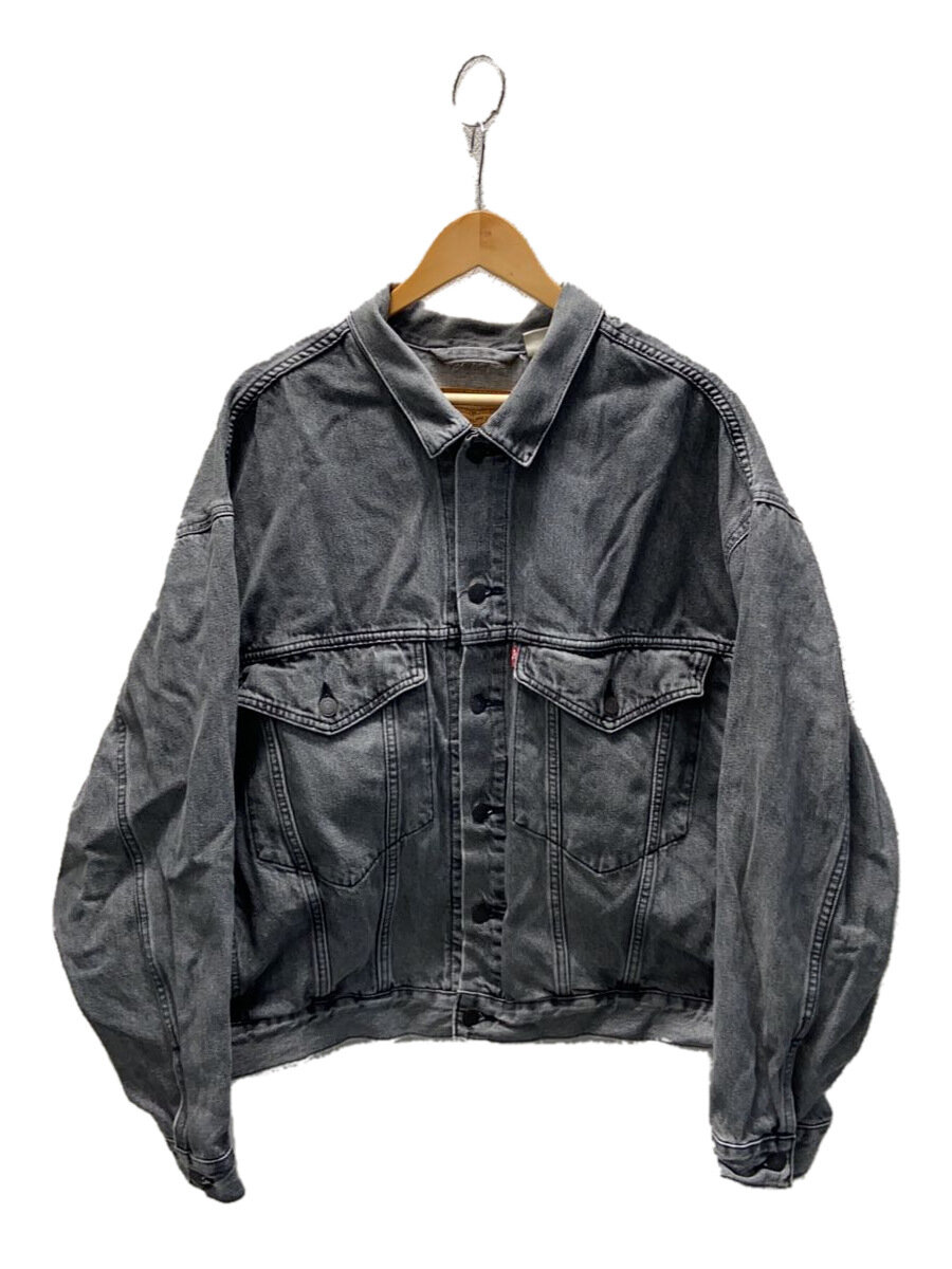 【中古】LEVI’S PREMIUM◆Gジャン/XL/デニム/GRY【メンズウェア】