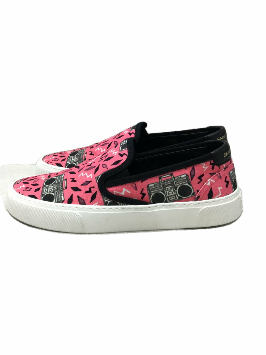 【中古】SAINT LAURENT◆ローカットスニーカー/40/PNK//【シューズ】