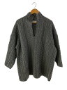 【中古】BALENCIAGA◆19AW/ニット・セーター(厚手)/XS/ウール/GRY/583100【レディースウェア】