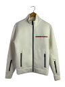 【中古】PRADA◆ジャージ/XS/ポリエステル/WHT/SJC577【メンズウェア】