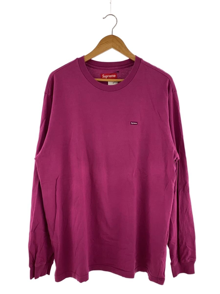Supreme◆Small Box L/S Tee/長袖Tシャツ/L/コットン/PUP
