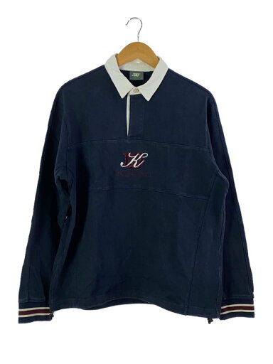 【中古】KITH◆ラガーシャツ/ポロシャツ/L/コットン/NVY【メンズウェア】 【中古】KITH◆ラガーシャツ/ポロシャツ/L/コットン/NVY【メンズウェア】
