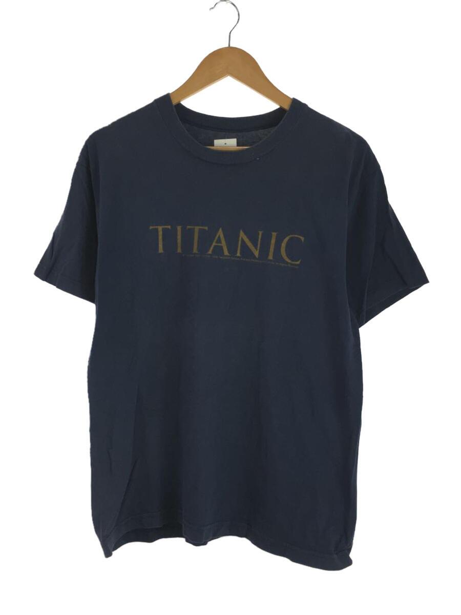 Tシャツ/--/コットン/NVY/TITANIC/98年