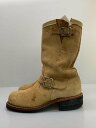 【中古】CHIPPEWA◆エンジニアブーツ/--/BEG/レザー/11847212【シューズ】