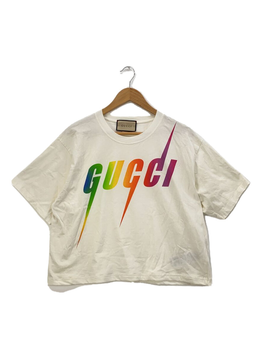 【中古】GUCCI◆Tシャツ/M/コットン/WHT/616036 XJFF9【メンズウェア】