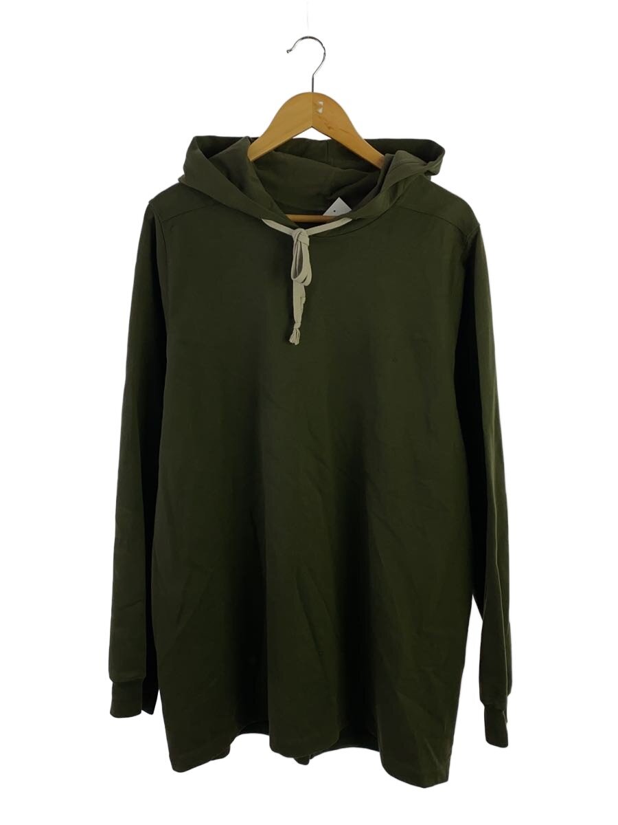 Rick Owens◆22AW/DRAWSTRING LONG HOODIE/L/コットン/GRN/RU02B2285-BA