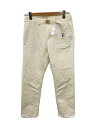 【中古】THE NORTH FACE PURPLE LABEL◆STRETCH TWILL TAPERED PANTS_ストレッチツイルテーパードパンツ/S/コットン/CRM//【メンズウェア】(4)