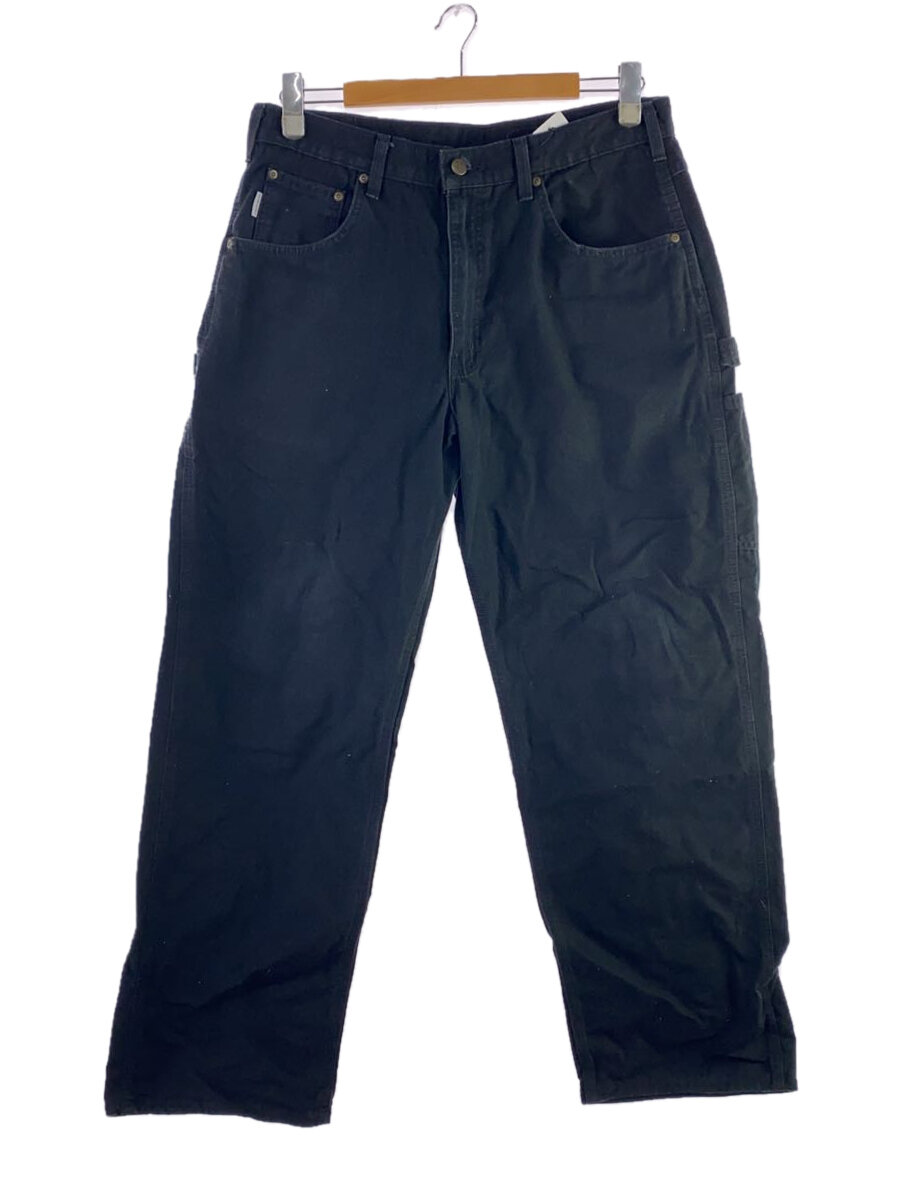 【中古】Carhartt◆ペインターパンツ/36/コットン/BLK/無地//【メンズウェア】