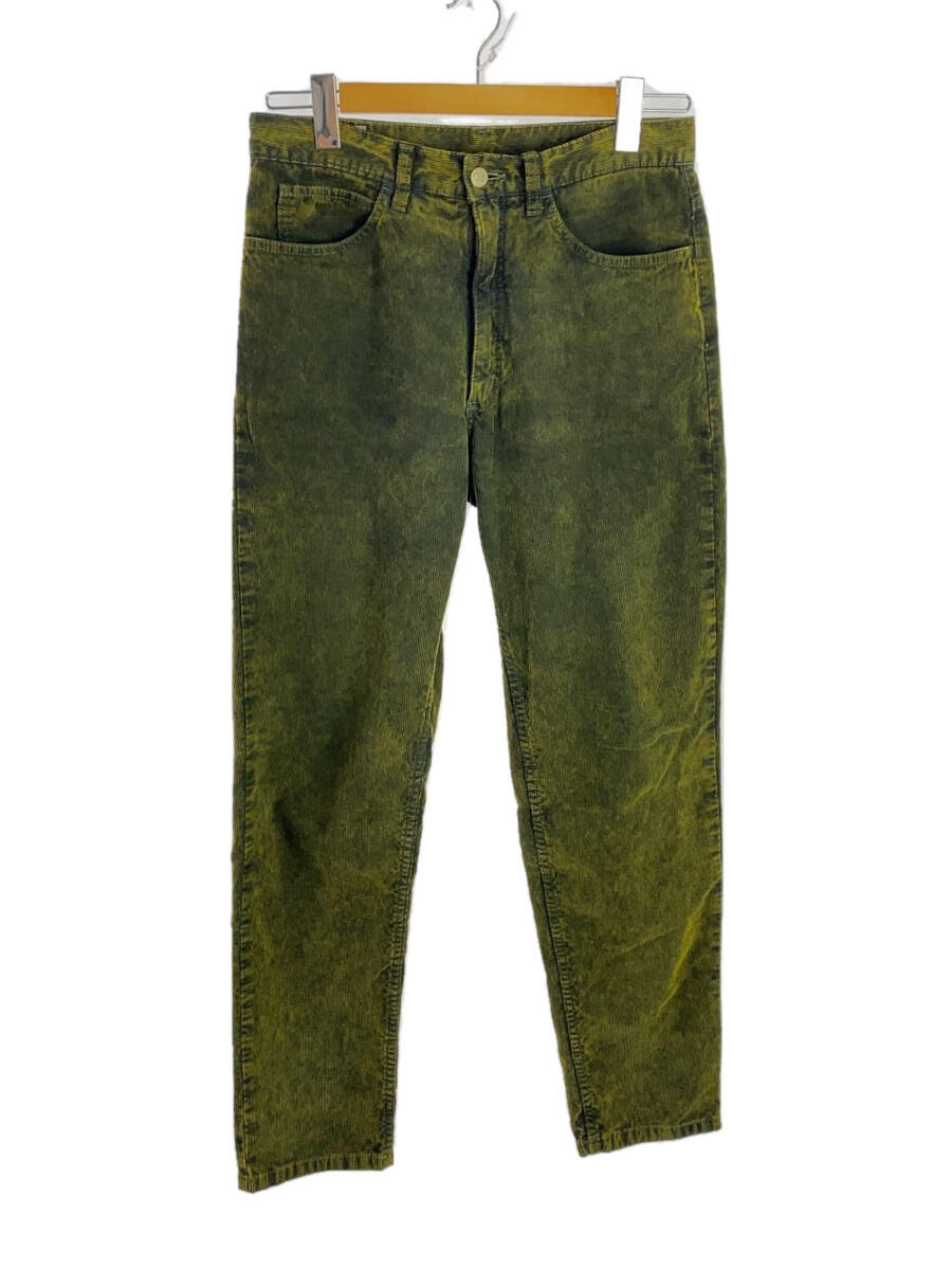 【中古】C.E(CAV EMPT)◆Bleached Dye Pants/ボトム/S/コーデュロイ/YLW【メンズウェア】