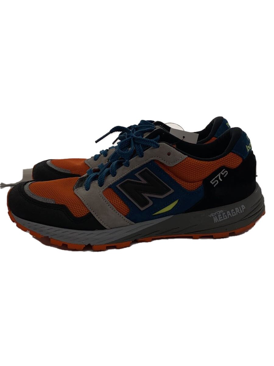 【中古】NEW BALANCE◆ローカットスニーカー/US9/ORN/MTL575OP【シューズ】
