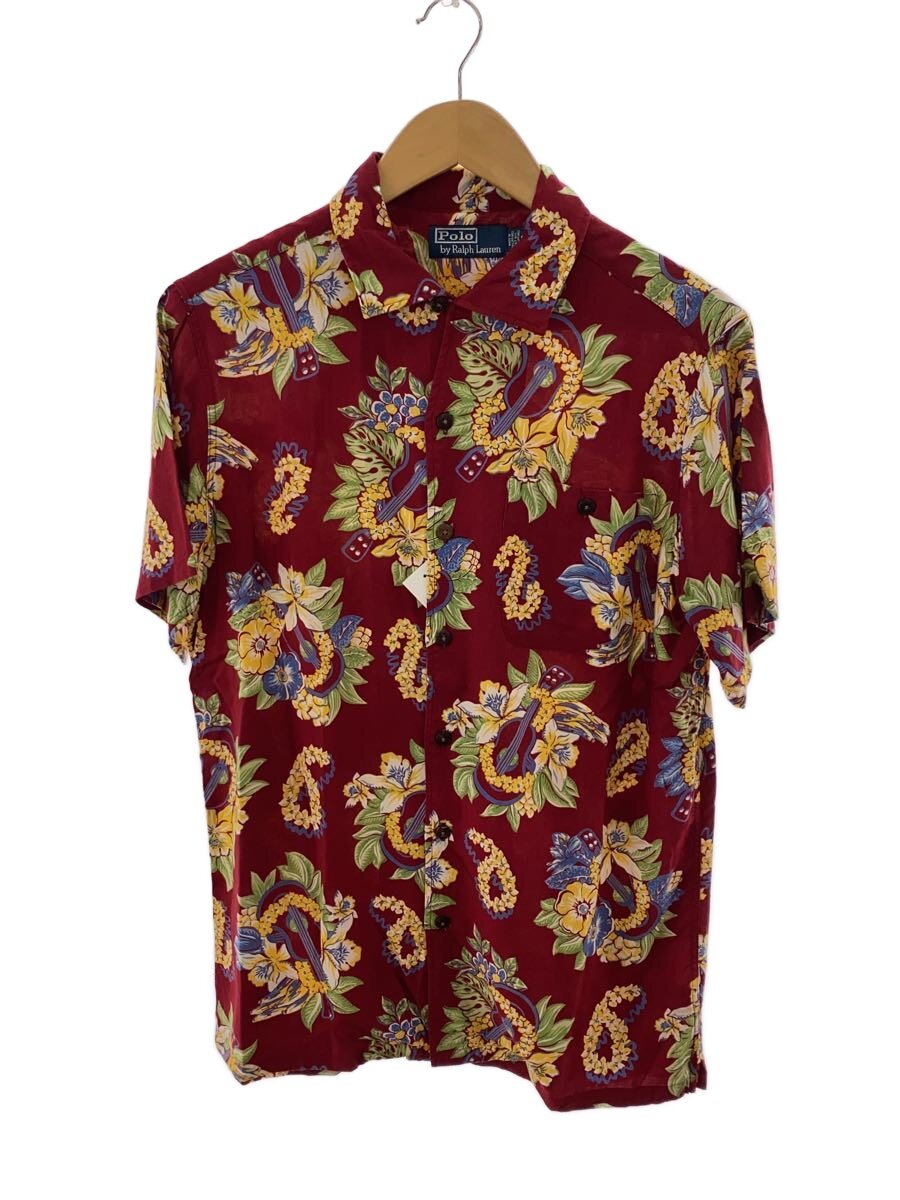 【中古】POLO RALPH LAUREN◆アロハシャツ/S/レーヨン/マルチカラー【メンズウェア】