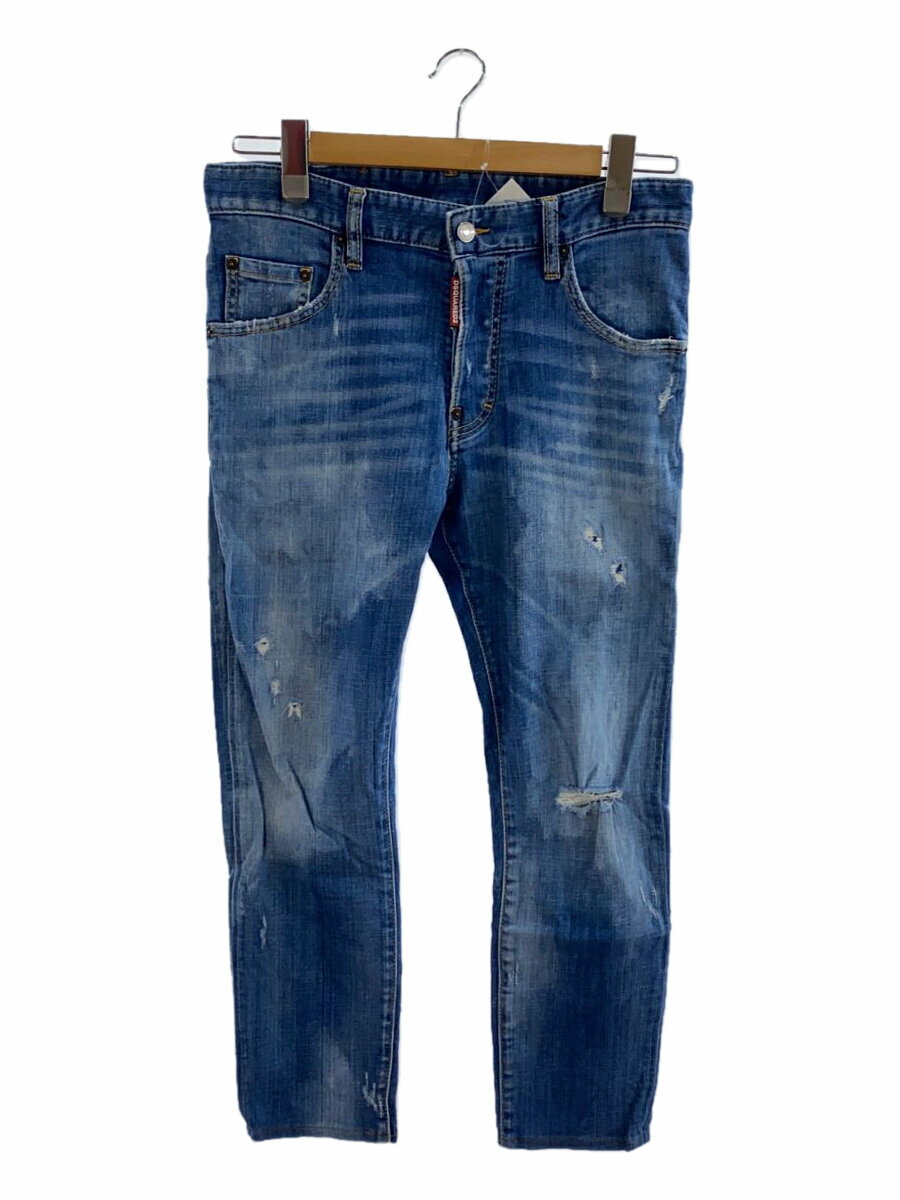 【中古】DSQUARED2◆ボトム/44/デニム/IDG/無地/S74LB0610【メンズウェア】