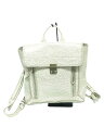 【中古】3.1 Phillip Lim◆リュック/レザー/ホワイト/アニマル【バッグ】