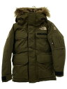 【中古】THE NORTH FACE◆SOUTHERN CROSS PARKA_サザンクロスパーカ/XS/ファー/KHK【メンズウェア】