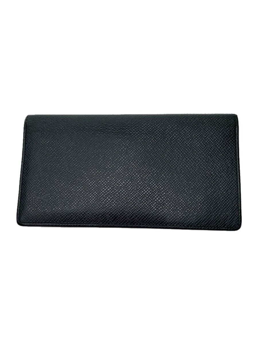【中古】LOUIS VUITTON◆ポルト・バルール・カルト・クレディ_タイガ_BLK/レザー/BLK/メンズ//【服飾雑貨他】(4.0)