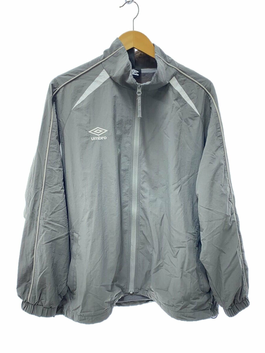 【中古】UMBRO◆別注/ナイロントラックジャケット/ナイロンジャケット/M/ナイロン/グレー/3151394400001【メンズウェア】
