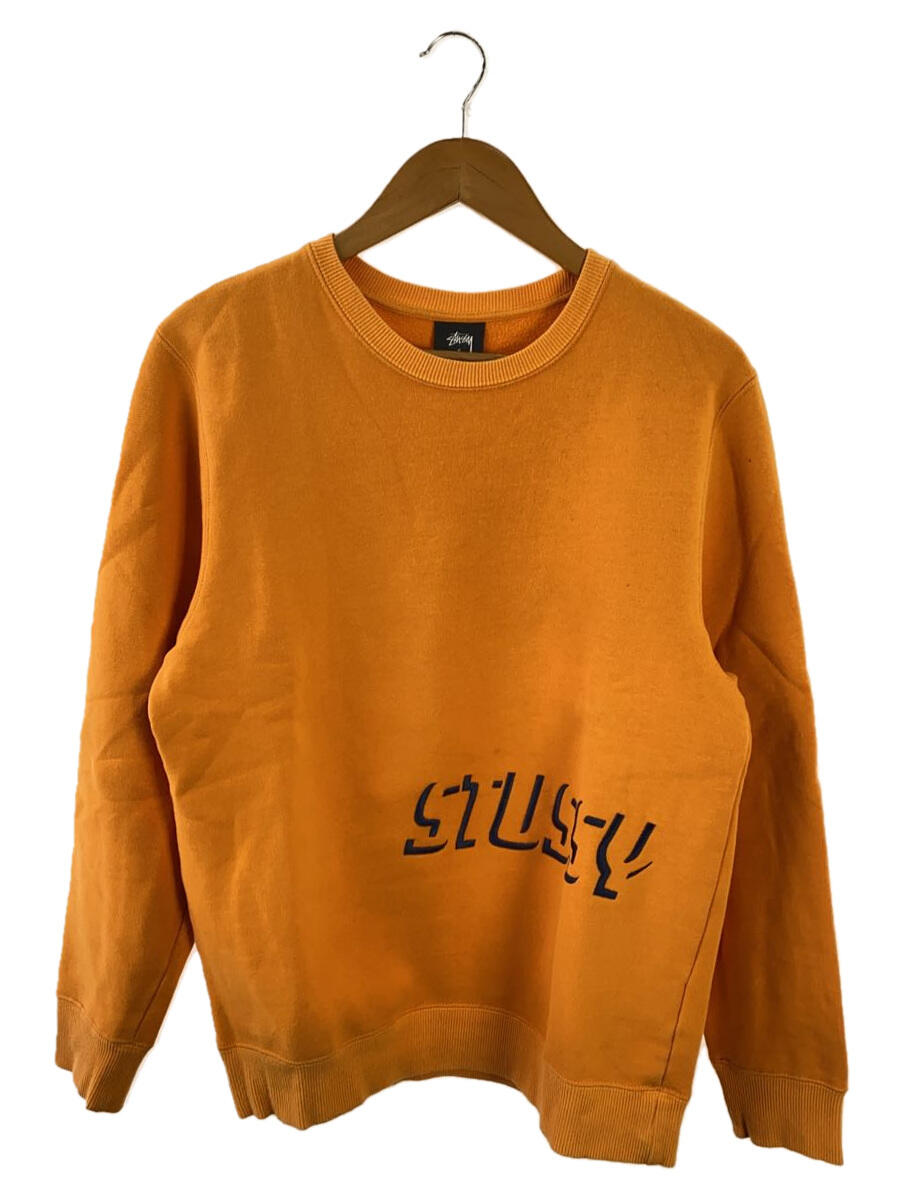 【中古】STUSSY◆刺繍ロゴ/スウェッ