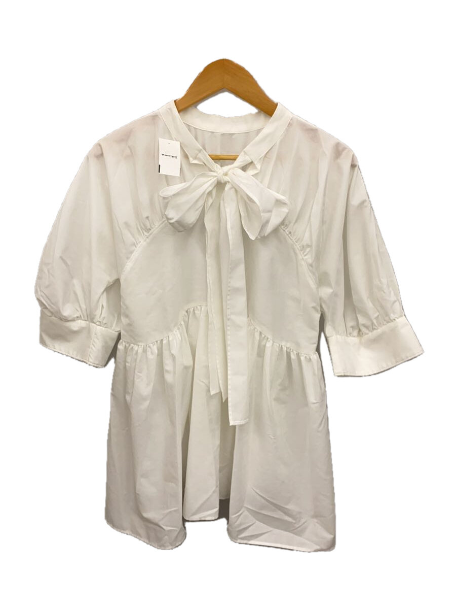 【中古】CELFORD◆7分袖ブラウス/--/コットン/無地【レディースウェア】